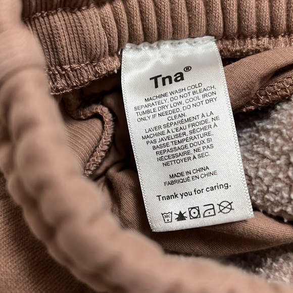 Tna cozy fleece track pants size xs - Picture 3 of 3